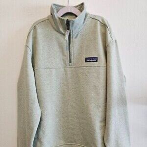 Patagonia Ahnya 1/4 Zip Pullover Sweatshirt Garden Green XS